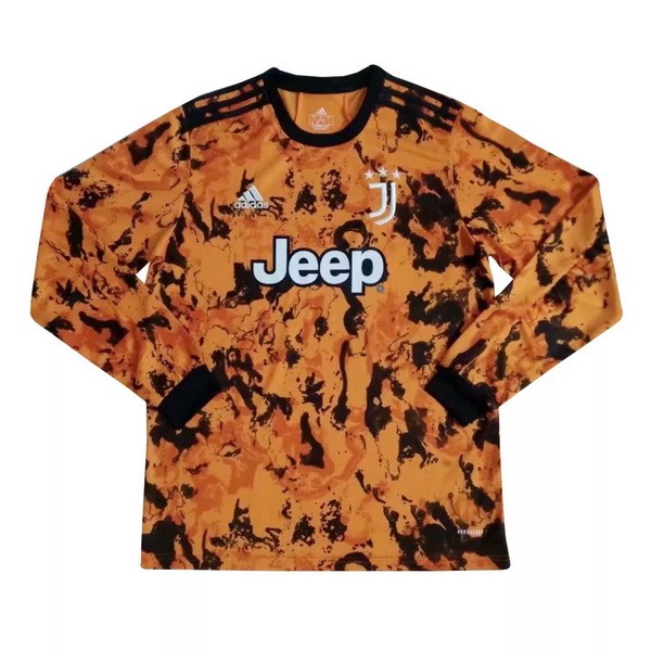 Thailande Maillot Football Juventus Third ML 2020-21 Orange